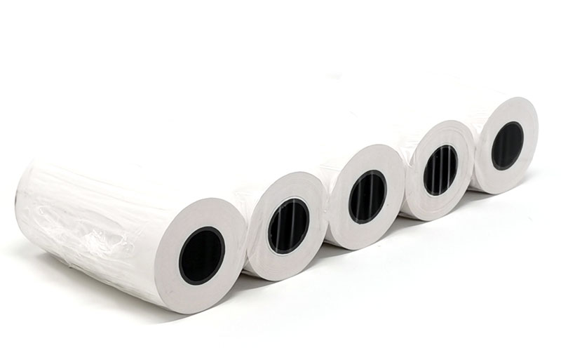 Thermobonrollen 5er Pack 57x30x12 für BC20 Gürteldrucker / Mobile V / EC-Geräte
